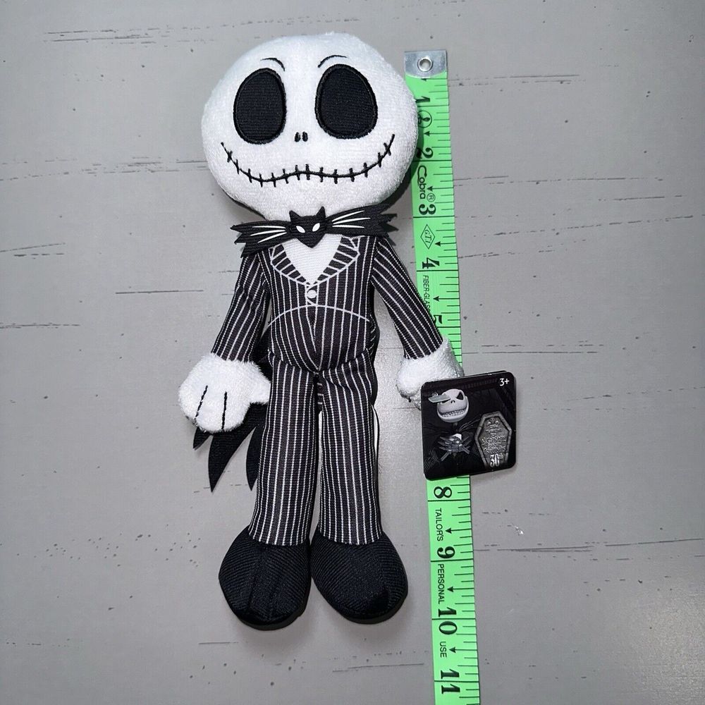 NWT The Nightmare Before Christmas Jack Skellington 30th Anniversary Plush 11.5"